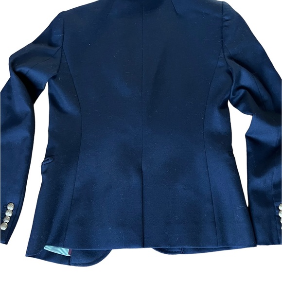 J Crew Schoolboy Navy Blue Blazer Sz 2 NWT - Picture 4 of 5
